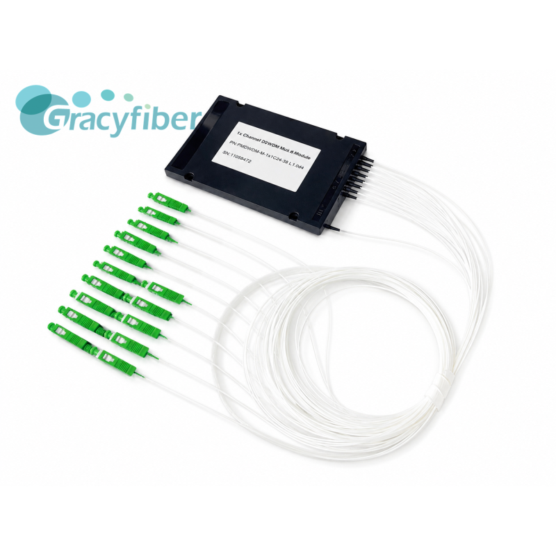 Custom 16CH DWDM OADM Module | Rack-Mount LGX & ABS Box Options | Pass-Through 1310nm | High-Density WDM Component