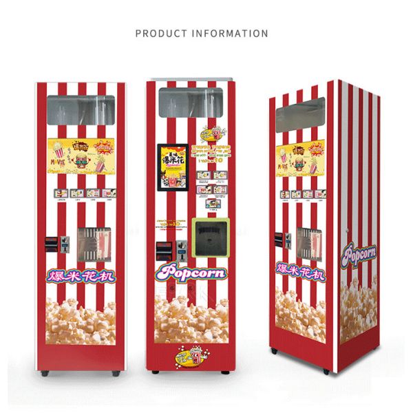 Commercial Popcorn Maker Machine Fully Automatic Intelligent Popcorn Vending Machine