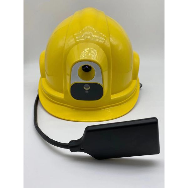 School Non Touch Infrared Temperature Device Smart Helmet Camera Support 4G 3G WIFI