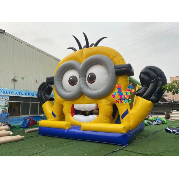 5x5m Inflatable Castle Bouncy Slide Jump Bounce House For Kids And Adults