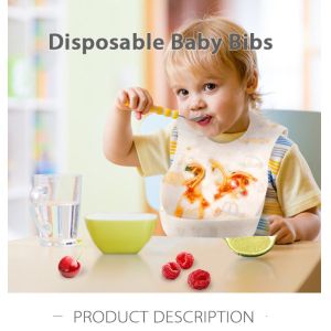 Buy cheap Eco Friendly Waterproof Disposable Baby Bib PE Film Material product