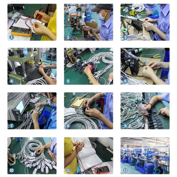 Quick Connect Ge 5 Lead Ecg Cable Non Interfering Material Safety Customization