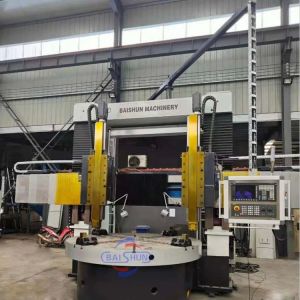 CNC Vertical Lathe 3500mm Turning Diameter 55kW Twin Spindle
