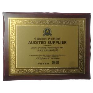 ANHUI ZENVO TECHNOLOGY CO., LTD Certifications