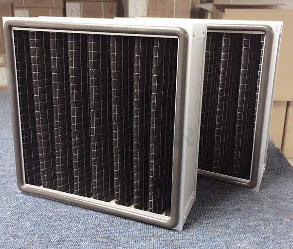 Extended Surface Pleated Air Filter , Air Pre Filter for Hvac Odor Filtration