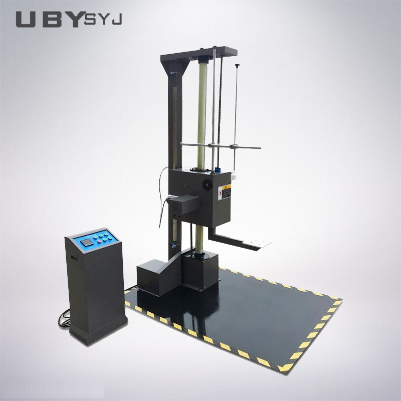 UP-3001 Electric Single Wing Drop Tester with Adjustable Drop Height 100-2000mm for Three-Dimensional Drop Test on Max. 80kg Specimens