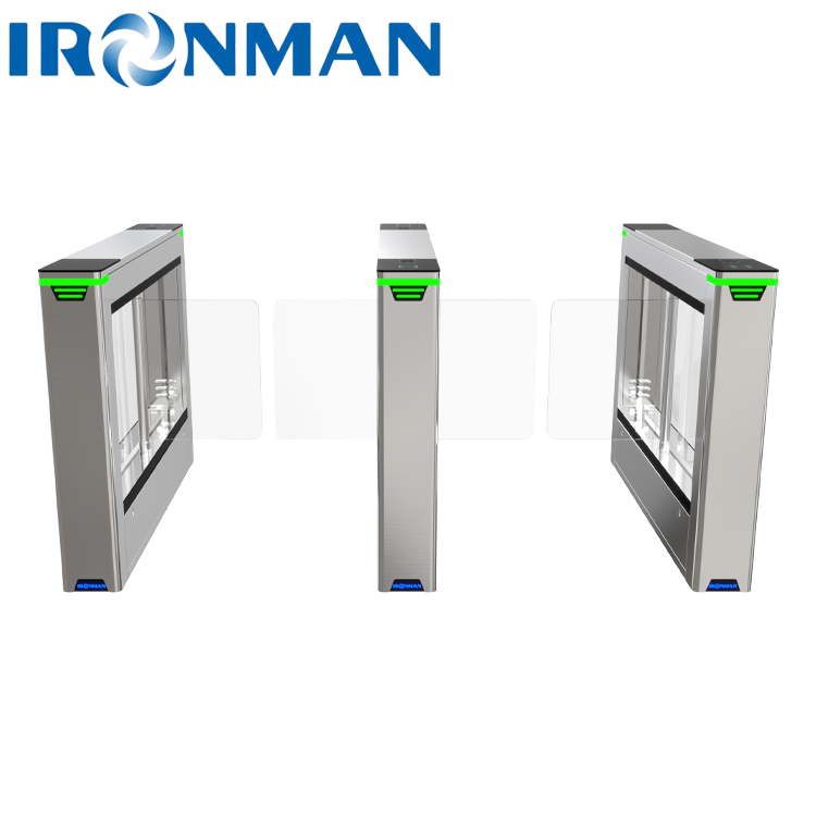 Brushless Motor Automatic Swing Turnstile | Smart Access Control Pedestrian Barrier Gate for Commercial Buildings, Fast & Silent Operation