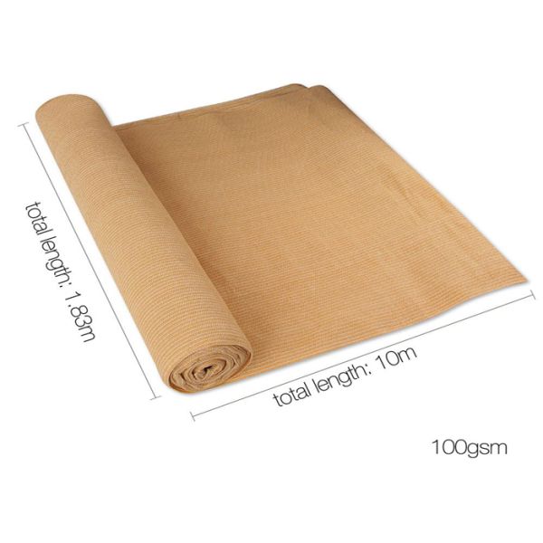 HDPE Raschel Knitted Greenhouse Shade Net Strong Tensile Resistant / Anti Aging