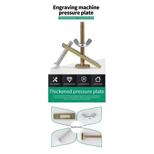 Iron Steel Clamps Press Plate Woodworking Tools Engraving Machine Accessories