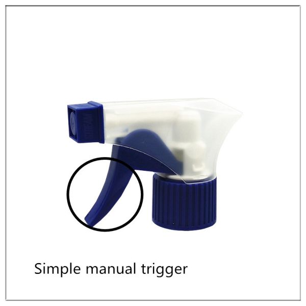 Transparent Cover Chemical Trigger Sprayers Customized Tube Length