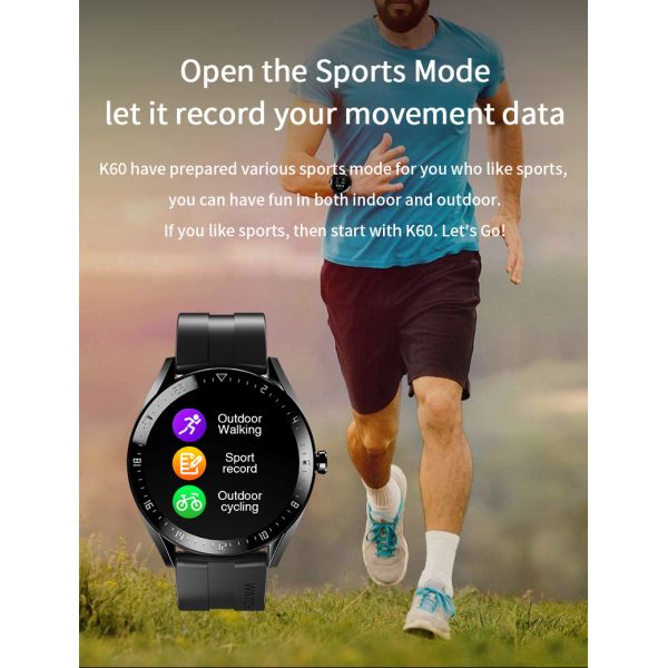 K60 High Quality Bluetooth Calling Smart Watch