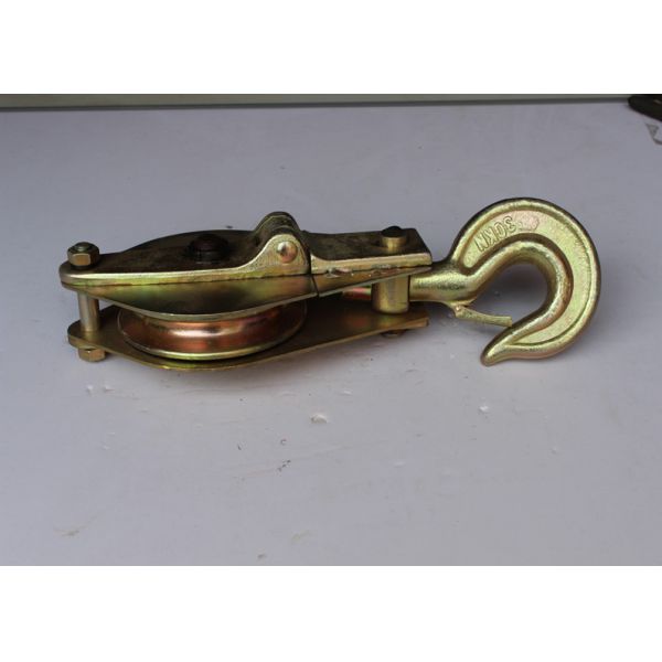3.4KG Tower Erection Tools 30KN Steel Hoisting Pulley Block for Lifting