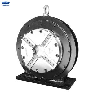 Buy cheap Pneumatic Central Solid CNC Rotary Chuck With Dual Power product