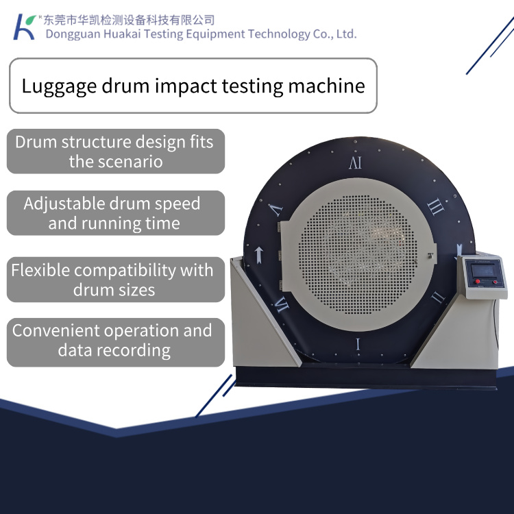 Luggage Drum Impact Testing Machine (Equipment for Tumbling and Impact Testing of Luggage Inside Drum)
