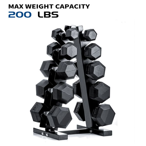 Training Bodybuilding Steel Metal Dumbbell Rack Multifunctional Foldable