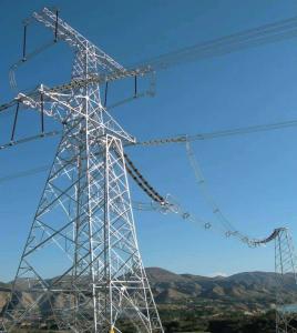 Buy cheap Hot Dip Galvanized 66KV Angular Steel Lattice Electric Transmission Tower product