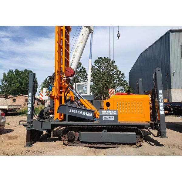 350 Meters Hydraulic Borewell Drilling Machine Deep Underground