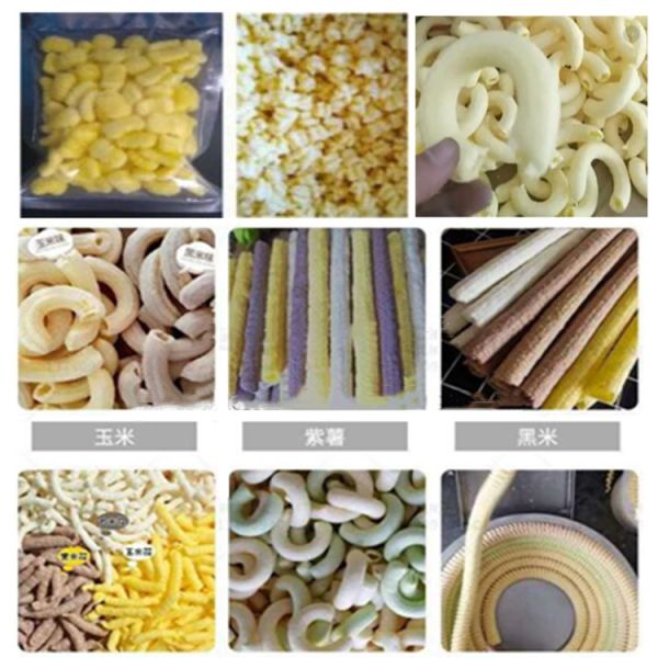 4kw Automatic corn puffing machine corn snacks extrusion making machine inflating cereals puffs extrude