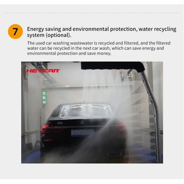Advanced 24h Payment System Fully Automatic Touchless Car Washing Machine for Auto Repair Store Copper and Stainless Steel