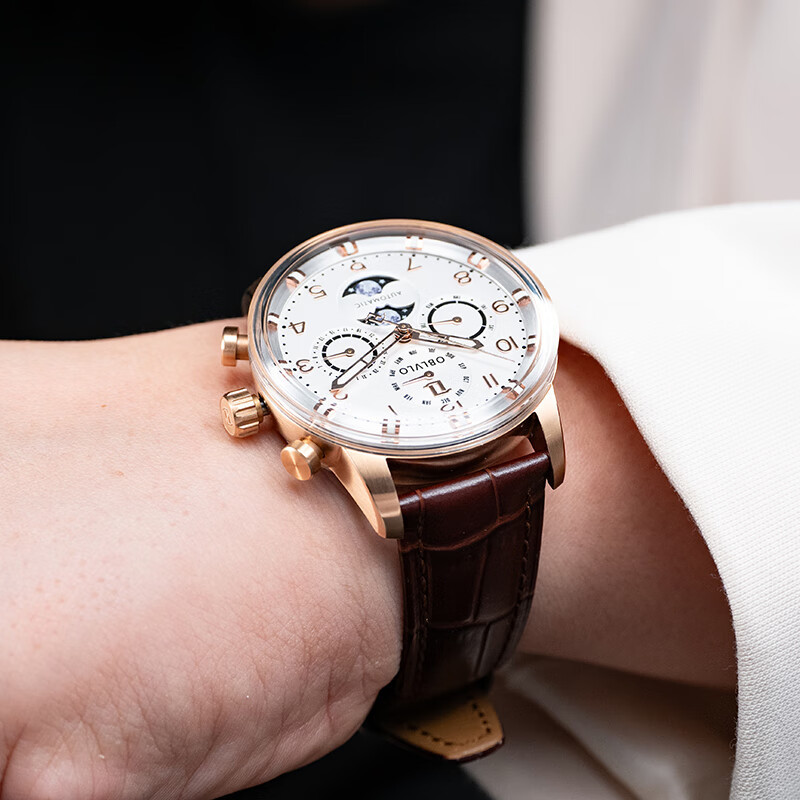 Professional Traditional Business Wrist Watch Featuring Date Display Function and Scratch Resistant Mineral Glass for Daily Wear