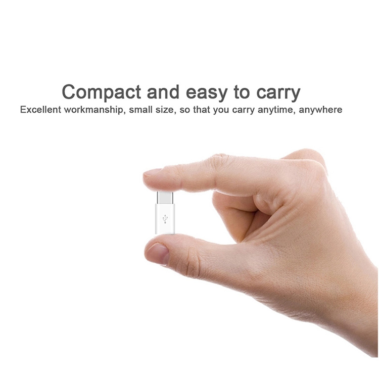 PVC USB 3.1 Type C Male To Micro USB C Female Adapter
