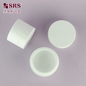 Eco friendly 50ml 100ml PP Plastic jar with replaceable design