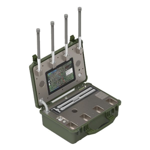 IP54 Portable Drone Detection System With Omni Antenna Systematic Smart Cooling 1-10KM