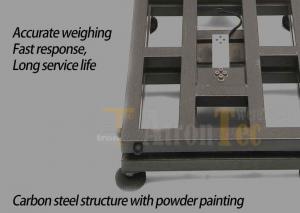 Buy cheap SS Column Welded Platform Weighing Scale 150kg With M12 Feet product