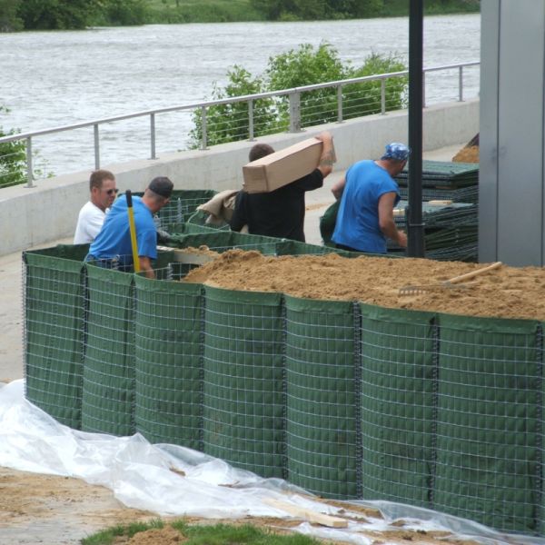 Galvanized Military Mil7 6mm Hesco Containers