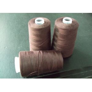 Buy cheap Brown 100% Polyester Cone Sewing Thread , 20s/2 3000yards product