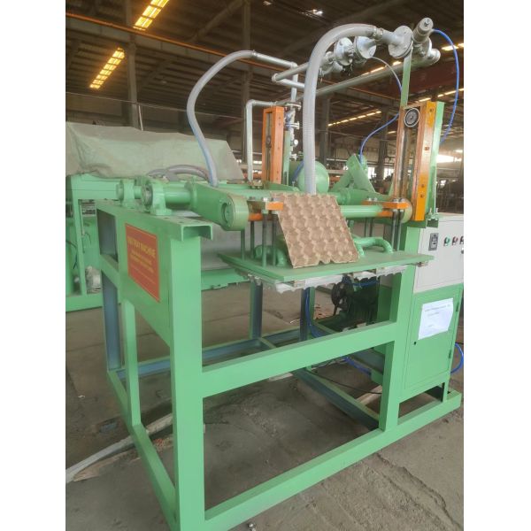 Small Capacity Paper Egg Tray Machine /Pulp Molding Machine Price With Frequency Conversion Simple Small Business Idea 700-1500Pcs/h
