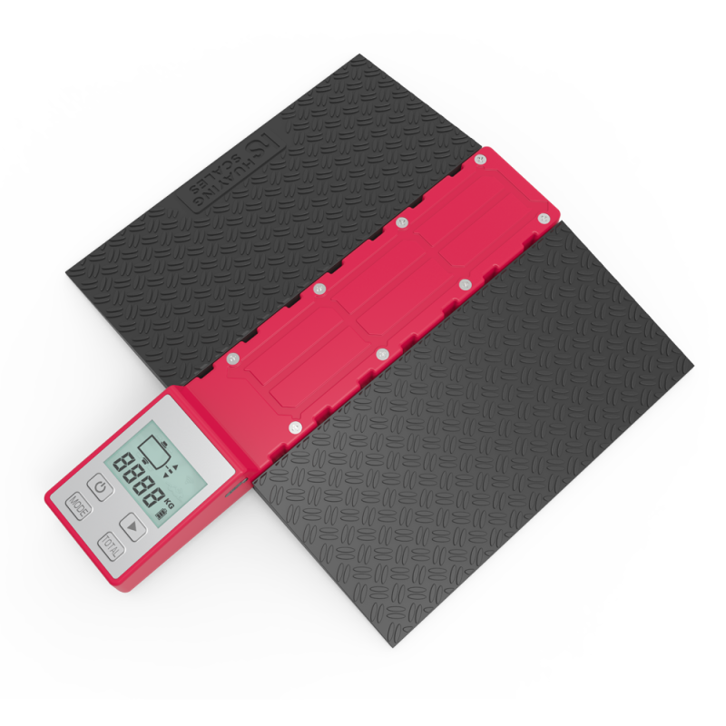 Wheel Weighing Scale for Caravan RV Motorhome, 1500kg Portable Bluetooth Wheel Scale with LCD Display, USB-C Rechargeable