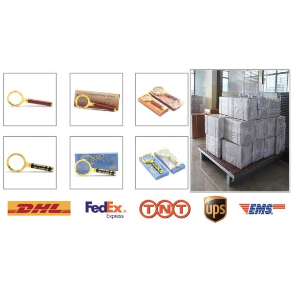 Kids Pocket Flat Handheld Illuminated Magnifiers , Hand Held Magnifying Glass 8x 10x Power