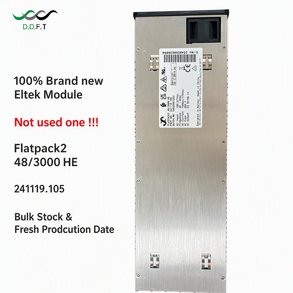 100% Original Brand New Eltek 48Vdc 3000W Module Flatpack2 48/3000HE ( P/N: 241119.105) Revision 7