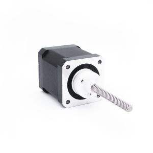 Buy cheap Nema 17 42mm Linear Stepper Motor 4 Lead Wire 12V 1.7A product