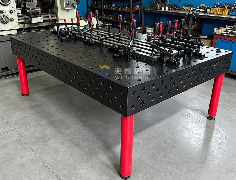Industrial Grade D28 Welding Fixture Table with 28mm Holes