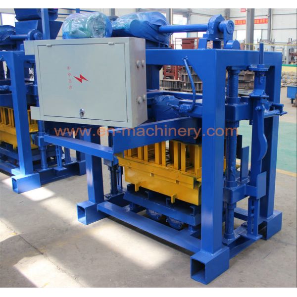 Brick Making Machine Small Cement Manual Hollow Block Making Machine With Mixer 4-40