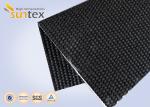 0.8mm Black Stainless Steel Wire Reinforced Pu Coated Intumescing Fire Barriers