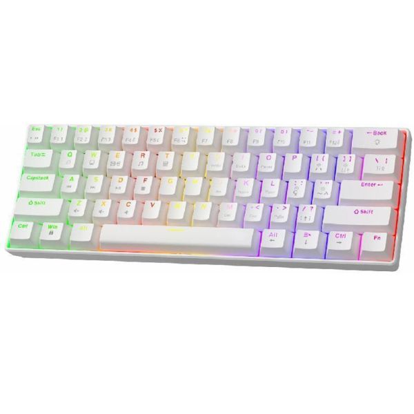 Compact 68-Key Mechanical Keyboard with Customizable RGB Backlight, Hot