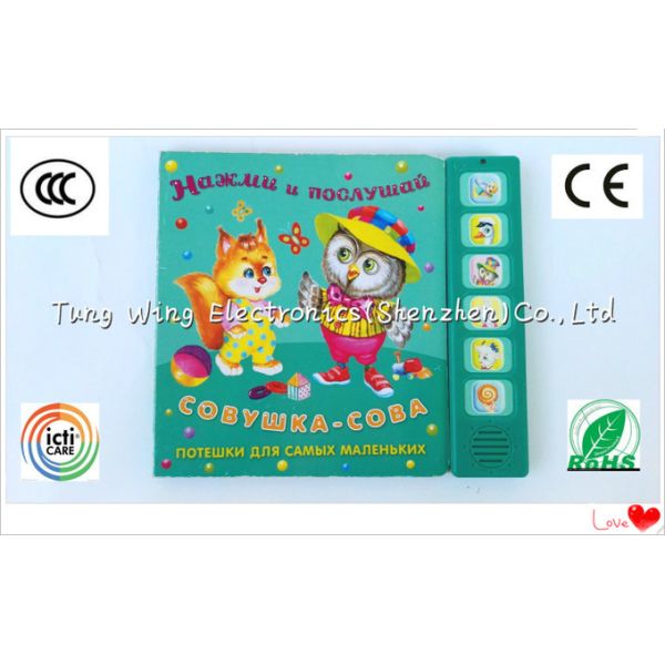 Personalised Animal Sounds Book For Indoor Children Talking Book 0