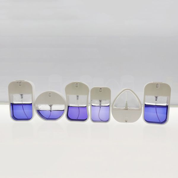 Rectangle Refillable Antibacterial Credit Card Shape Slim Hand Sanitizer Spray 20ml 15ml Custom