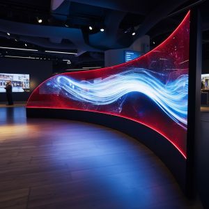 Buy cheap Customized Curved LED Screen Display 4mm 3840Hz High Refresh Rate product