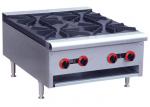 Commercial Restaurant Cooking Equipment Table Top Gas Stove With 1 / 2 / 4 / 6