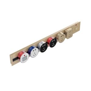 Buy cheap OEM Embedded Worktop Electrical Track Socket 220V 80CM product