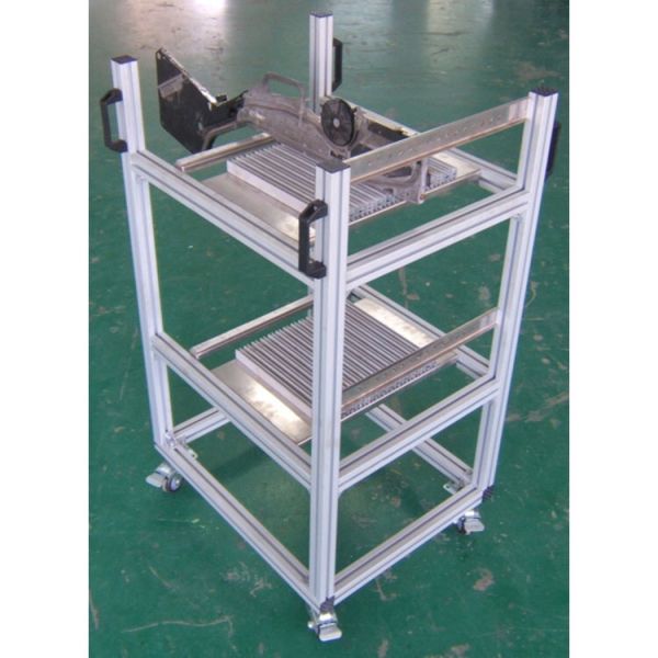 ESD Universal SMT Feeder Cart Aluminium Alloy SMT Feeder Types For SMT Line