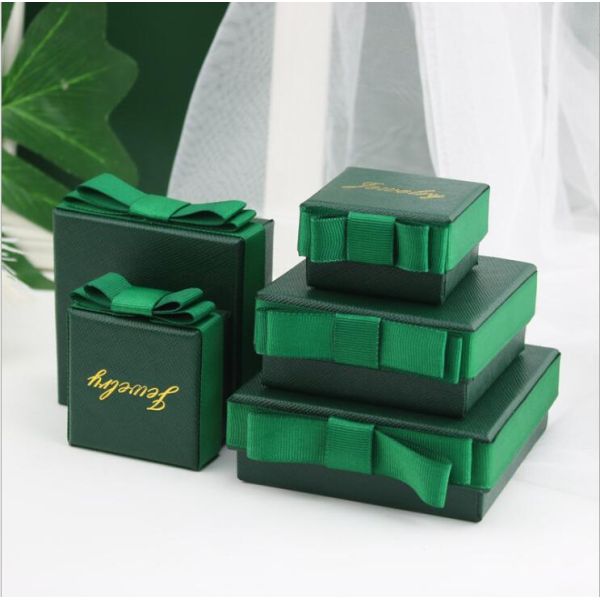 Corrugated Board Debossed Jewelry Recycled Paper Gift Boxes