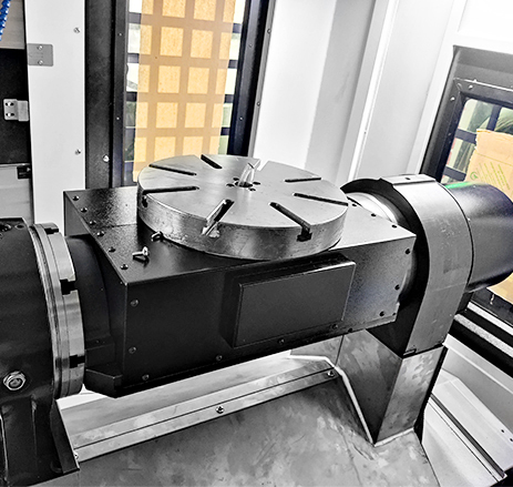 Horizontal 5 Axis Machining Center Heavy Duty Machining Center With AC / BC Cradle Table