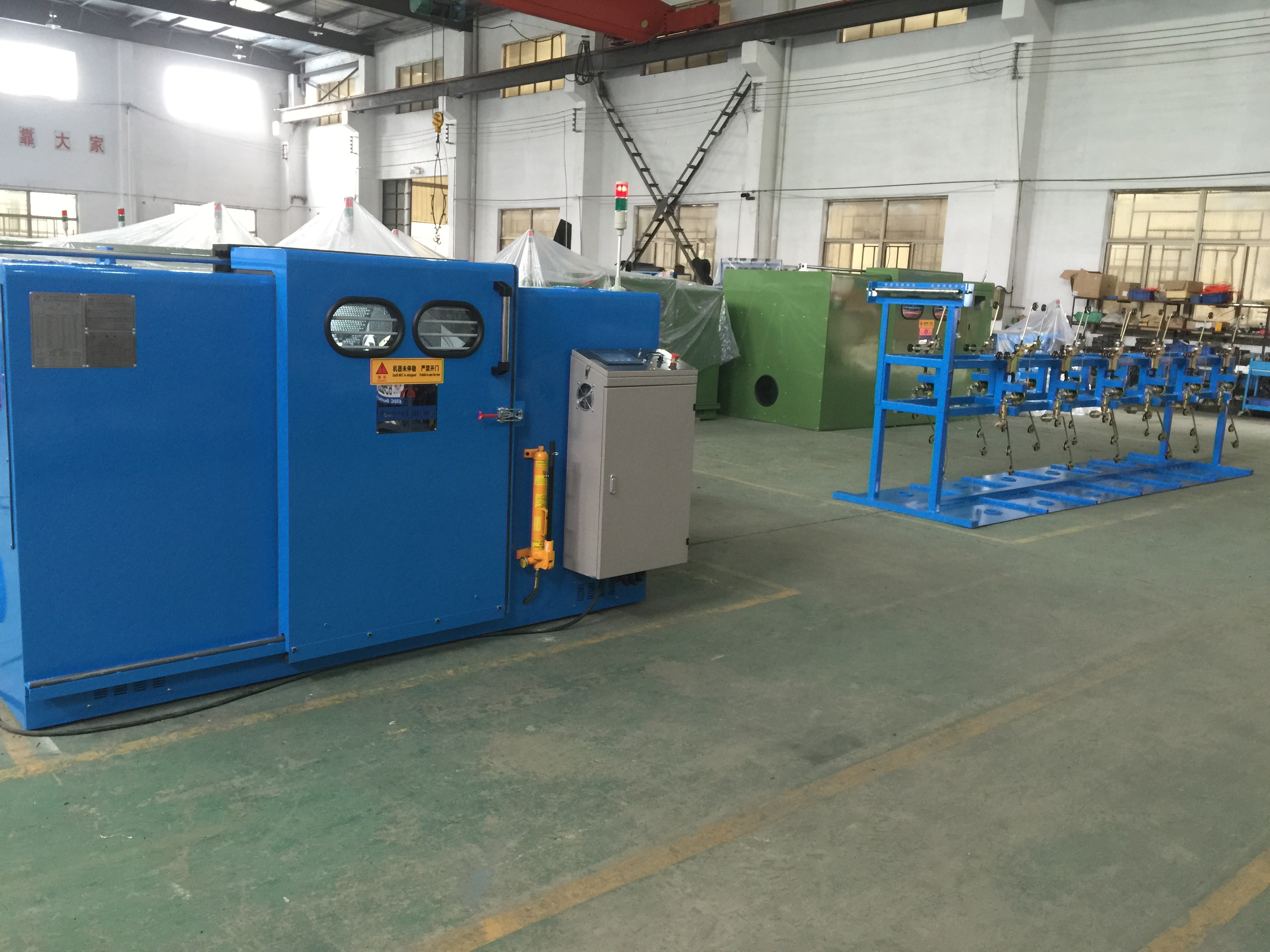 High Speed Apple Green Copper Wire Bunching Machine Cable Machinery Equipment