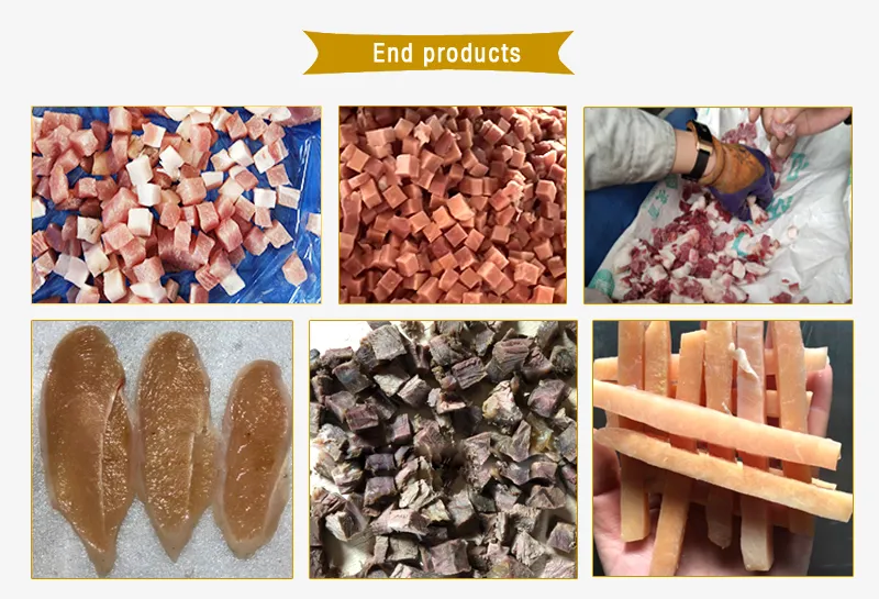 High Precision Meat Dicers Meat Processing Equipment