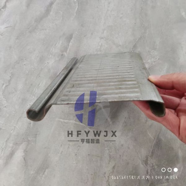 Finished shutter slats production output